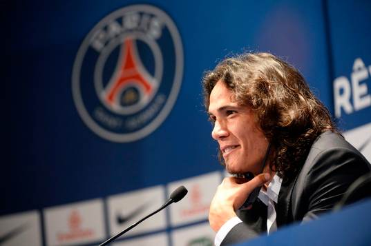Edinson CAVANI - 16.07.2013 - Presentation du nouveau