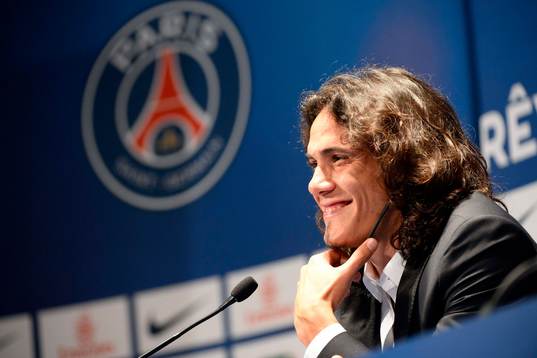 Edinson CAVANI - 16.07.2013 - Presentation du nouveau