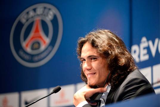 Edinson CAVANI - 16.07.2013 - Presentation du nouveau