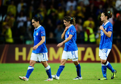 Italiens Giulia Domenichetti Patrizia Panico och Raffaella