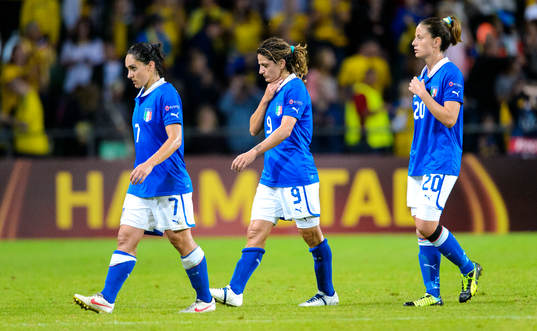 Italiens Giulia Domenichetti, Patrizia Panico och Raffaella