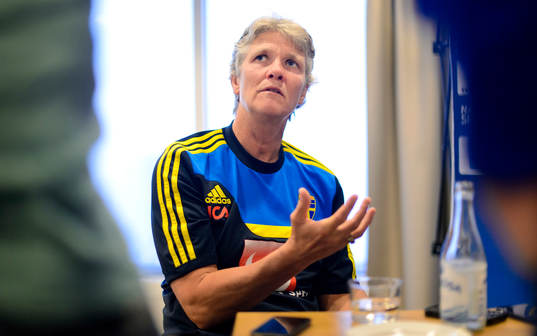 Sveriges förbundskapten Pia Sundhage
