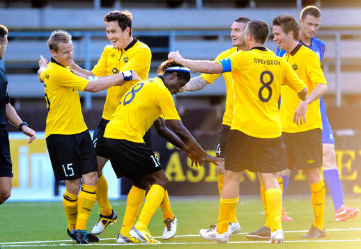 Elfsborgs Andreas Klarström, Stefan Ishizaki, Mohamed
