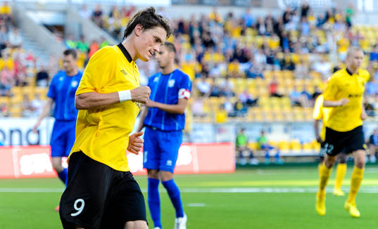 Elfsborgs Lasse Nilsson firar