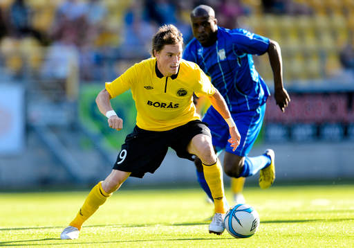 Elfsborgs Lasse Nilsson med bollen