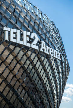 Visning av nya Tele2 Arena