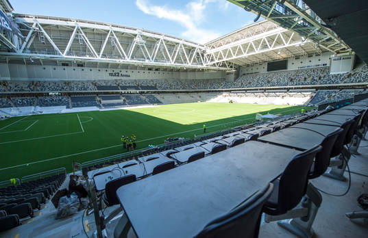 Visning av nya Tele2 Arena