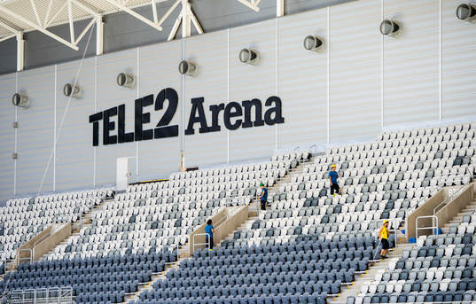 Visning av nya Tele2 Arena