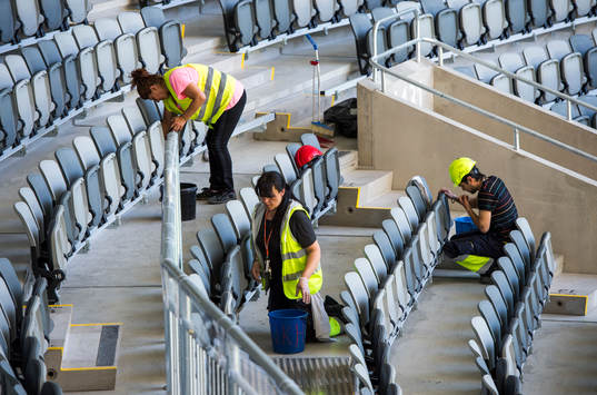 Visning av nya Tele2 Arena