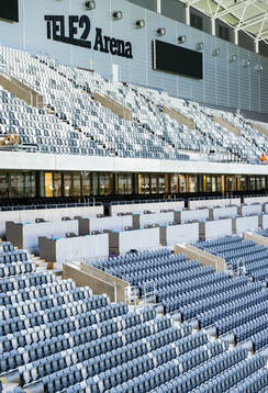 Visning av nya Tele2 Arena