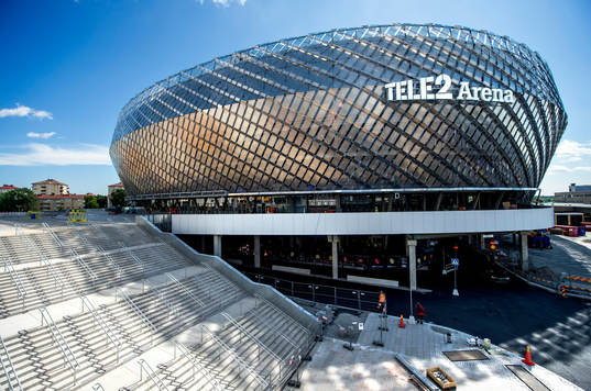 Visning av nya Tele2 Arena