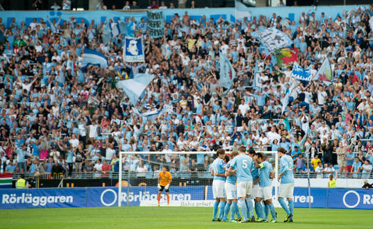 Malmö FF firar 1-0