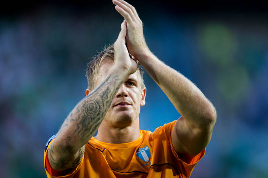 Malmö FFs målvakt Johan Dahlin