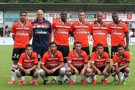 Equipe de LORIENT - 20.07.2013 - Lorient / Brest - Match