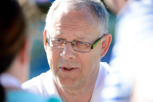 Lars Lagerbäck bli intervjuad