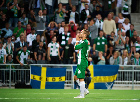 Hammarbys Erik Sundin deppar