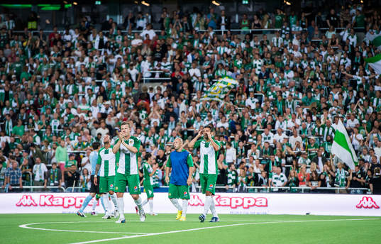 Besvikna Hammarbyspelare tackar sin supportrar