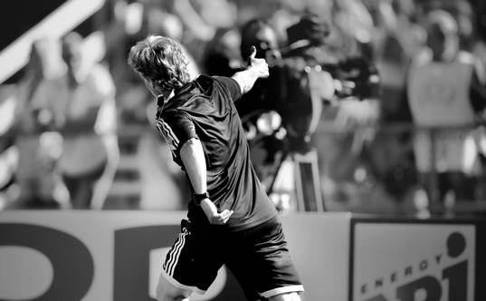 Sveriges förbundskapten Pia Sundhage  i kvartsfinalen