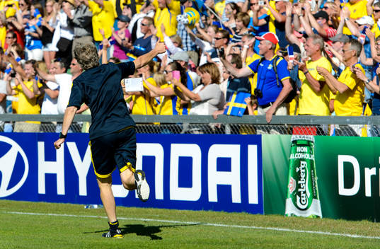 i kvartsfinalen mellan Sverige och Island