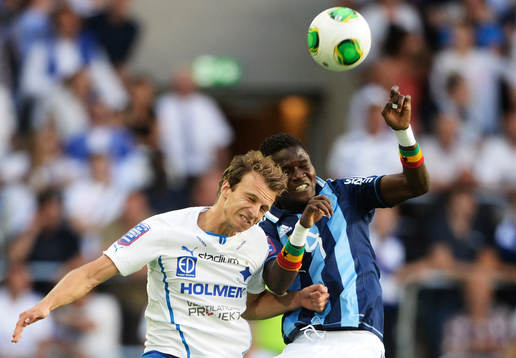 Norrköpings Lars Krogh Gerson, och Djurgårdens Daniel