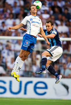 Norrköpings Lars Christian Krogh Gerson och Djurgårdens