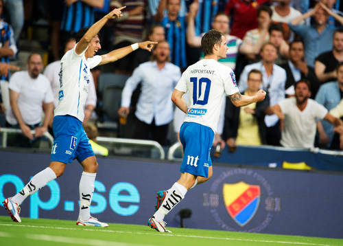 Norrköpings Martin Smedberg Dalence och Gunnar Heidar