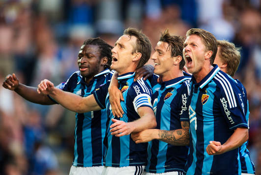 Djurgårdens Amadou Jawo, Andreas Johansson, Erton