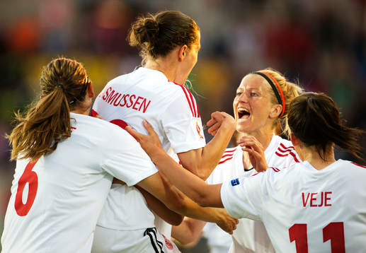 Danmarks Johanna Rasmussen jublar