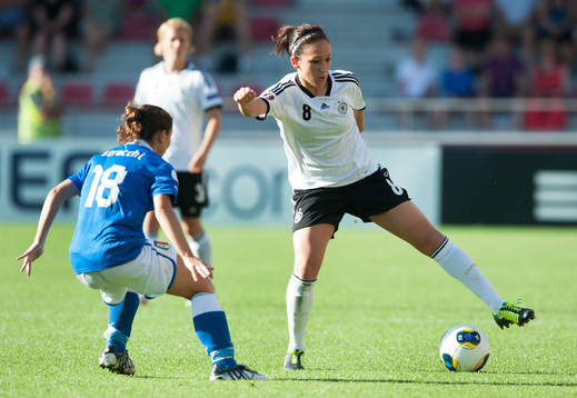 Nadine Kessler, Tyskland och Daniela Stracchi, Italien