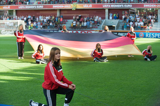 Fotboll, dam-EM, kvartsfinal, Italien - Tyskland