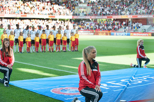 Fotboll, dam-EM, kvartsfinal, Italien - Tyskland