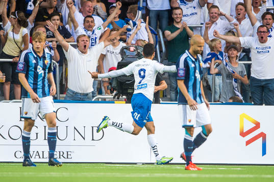 IFK Norrköpings Imad Khalili jublar