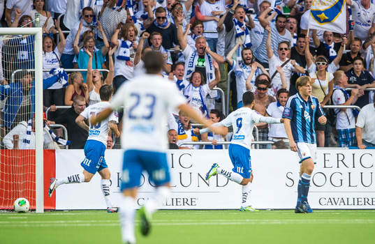 IFK Norrköpings Imad Khalili jublar