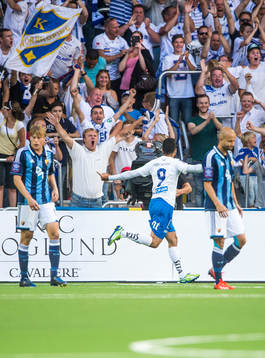 IFK Norrköpings Imad Khalili jublar