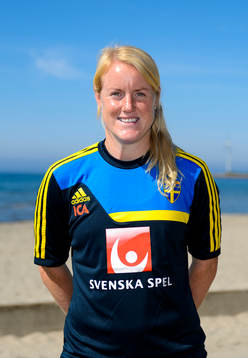 Sveriges målvakt Kristin Hammarström