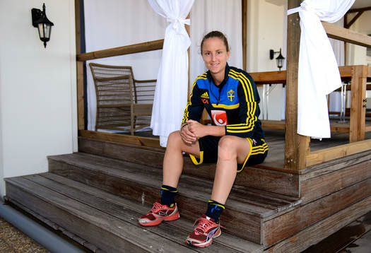 Sveriges målvakt Sofia Lundgren