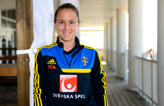 Sveriges målvakt Sofia Lundgren
