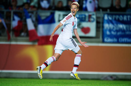 Danmarks Janni Arnth jublar