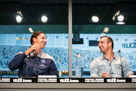 Presskonferens med Zlatan Ibrahimovic och Kennedy