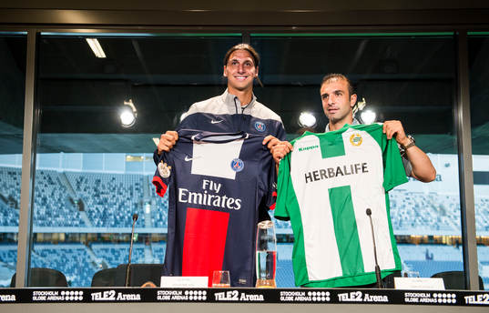 Presskonferens med Zlatan Ibrahimovic och Kennedy