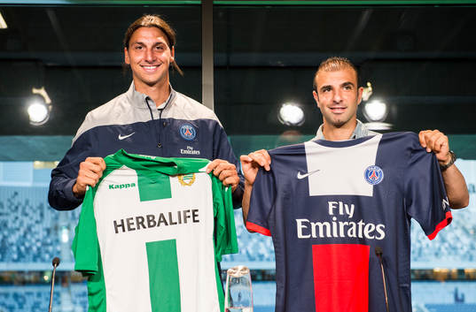 Presskonferens med Zlatan Ibrahimovic och Kennedy