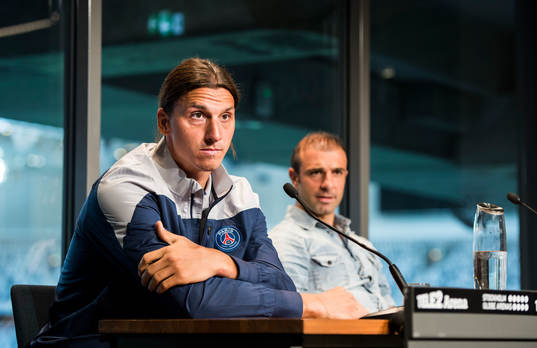 Presskonferens med Zlatan Ibrahimovic och Kennedy