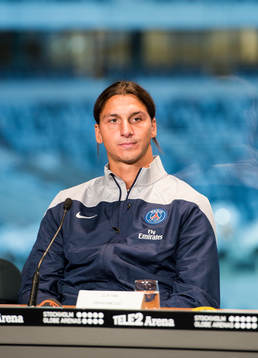 Presskonferens med Zlatan Ibrahimovic