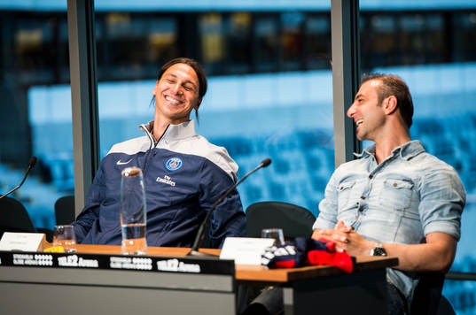 Presskonferens med Zlatan Ibrahimovic och Kennedy