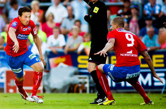 Helsingborgs Ardian Gashi jublar