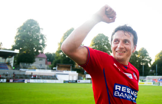 Helsingborgs Ardian Gashi jublar