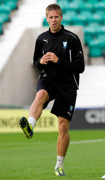 MALMO TRAINING EASTER ROAD STADIUM - EDINBURGH Malmo's