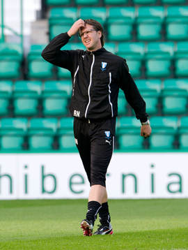 MALMO TRAINING EASTER ROAD STADIUM - EDINBURGH Malmo