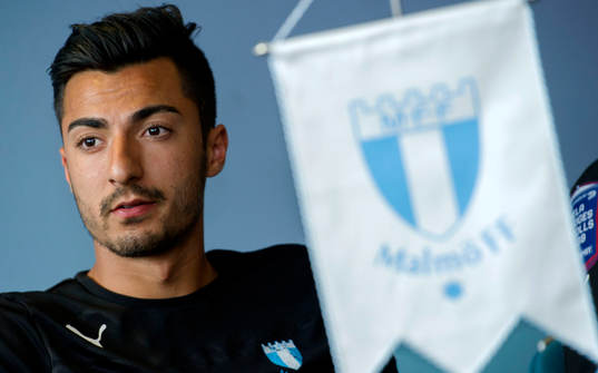 EASTER ROAD STADIUM - EDINBURGH Malmo captain Jiloan Hamad