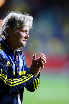 Sveriges förbundskapten Pia Sundhage